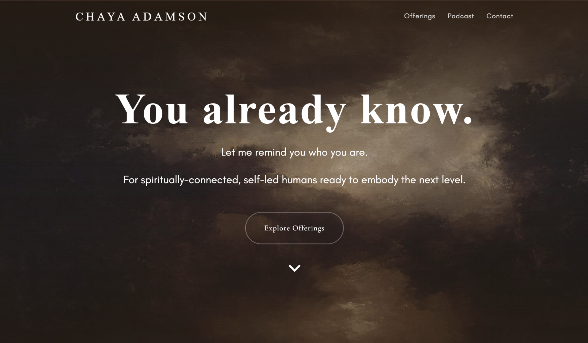 Chaya Adamson homepage