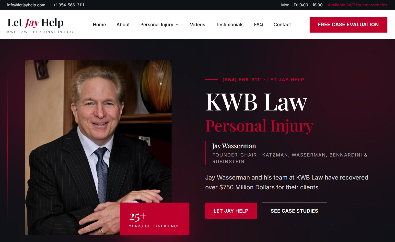 Let Jay Help website by JAAR Design — Miami business website project